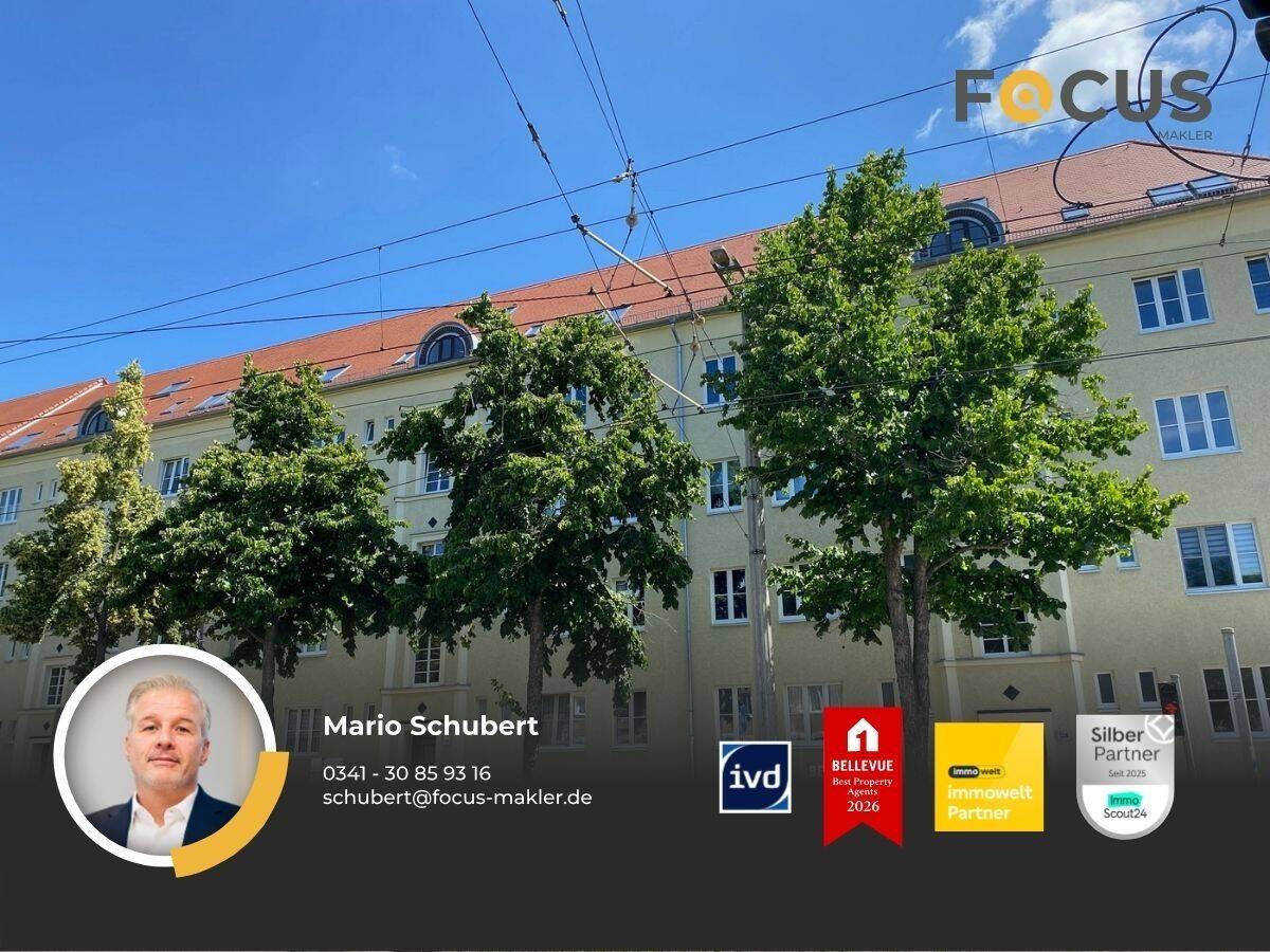 Eutritzsch - komplett neu sanierte & moderne Dachgeschoßwohnung mit Loggia in verkehrsgünstiger Lage