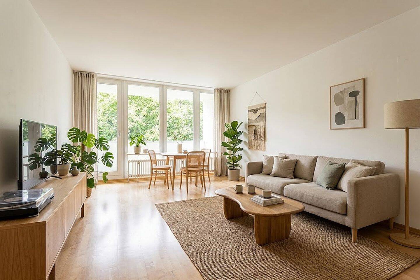 Gelegenheit nahe Botanischem Garten! Gut geschnittene 3-Zimmer-Wohnung mit großem Balkon und Blick ins Grüne – Berlin – Vorschaubild 3