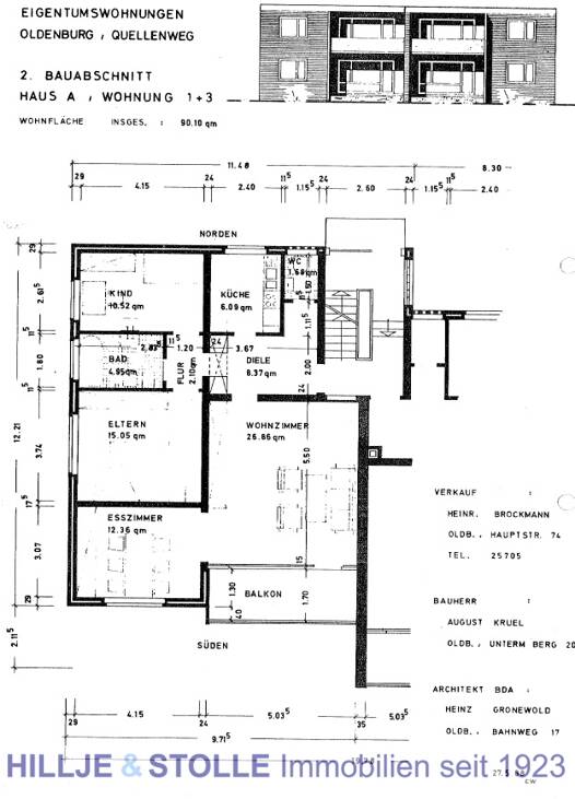 Herrliche Lage im Quellenweg - großzügige Wohnung mit Balkon! – Oldenburg – Vorschaubild 7
