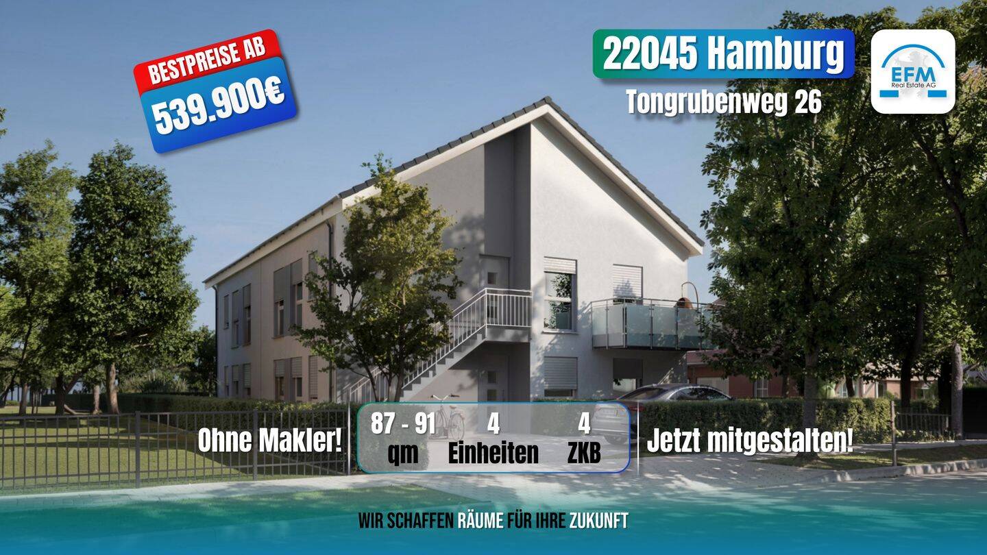 ++BESTPREIS! MIET-/ENERGIESPAREND++ 4 ZKB Neubau mit Garten am Ostender Teich