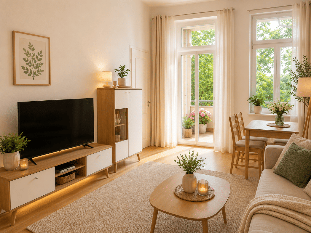Wohnen am Clara-Zetkin-Park - Stilvolle Denkmalwohnung mit großem Balkon in begehrter Bestlage – Leipzig – Vorschaubild 4