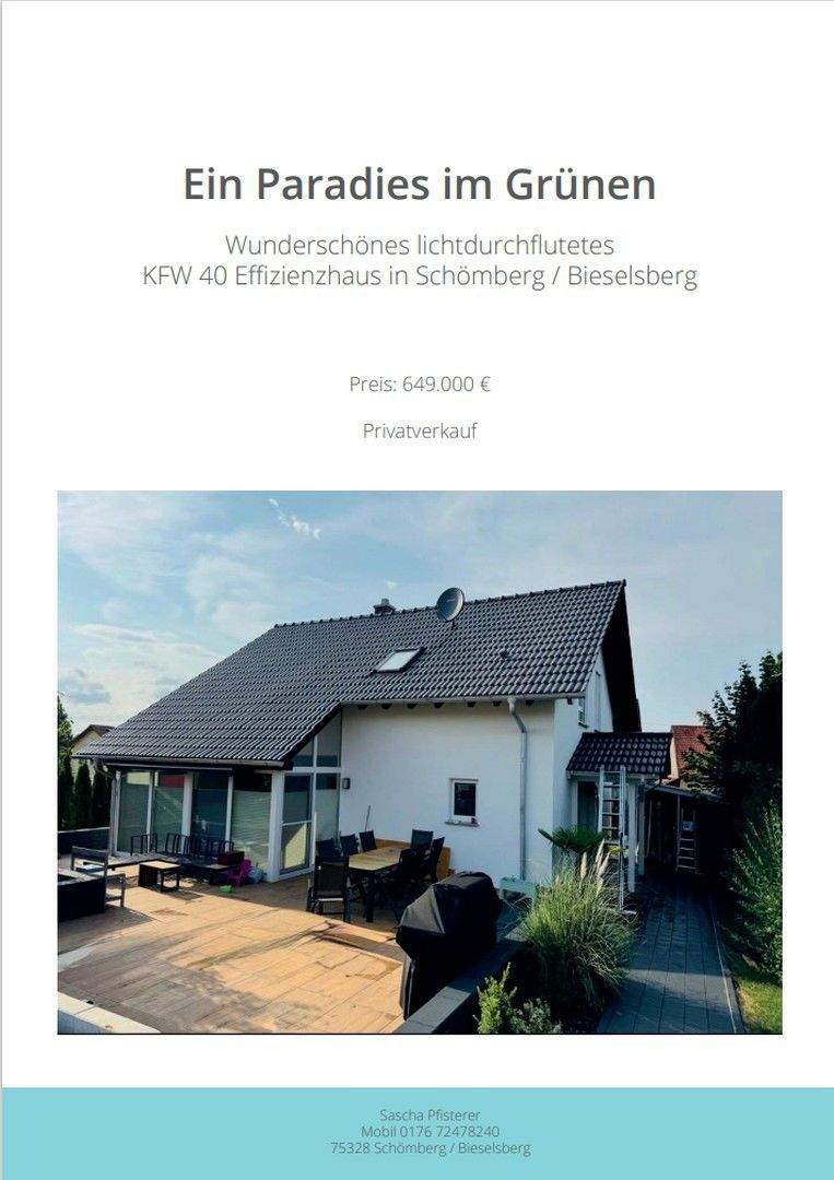 Ein Paradies im Grünen mit KFW40 Standard – Schömberg – Bild 1 von 9