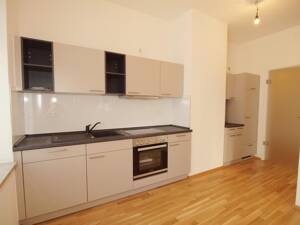 gemütliche 2-Zimmer-Wohnung mit EBK + offene Küche +Wanne/Dusche + Parkett + FuBo-Heizung + gepflegtes MFH – 4315 Leipzig – Vorschaubild 3