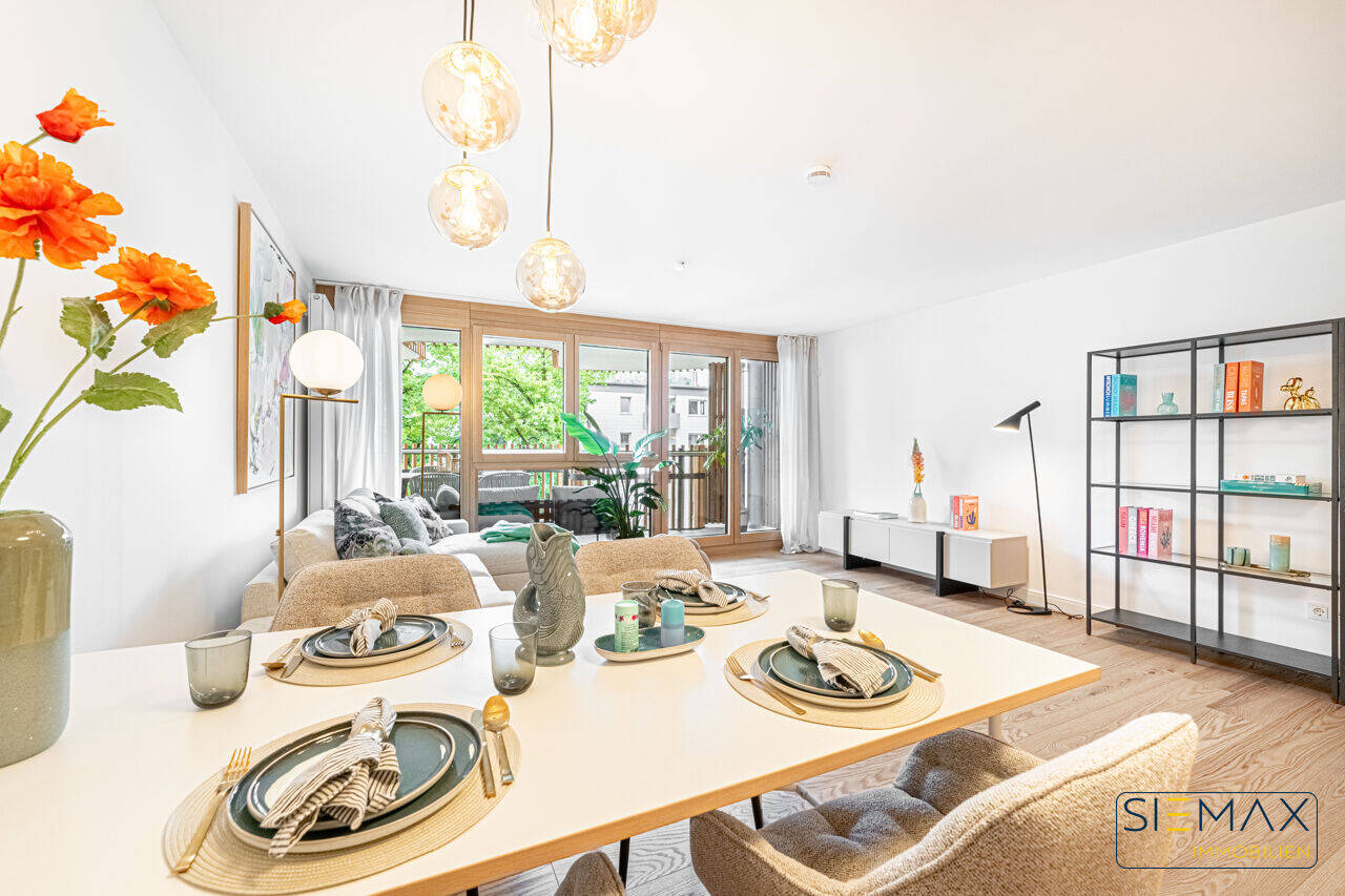 Wohnung Nr. 67: 3-Zimmer-Wohnung im 7. OG mit Westbalkon und traumhaftem Blick bis zur Frauenkirche – München – Vorschaubild 4