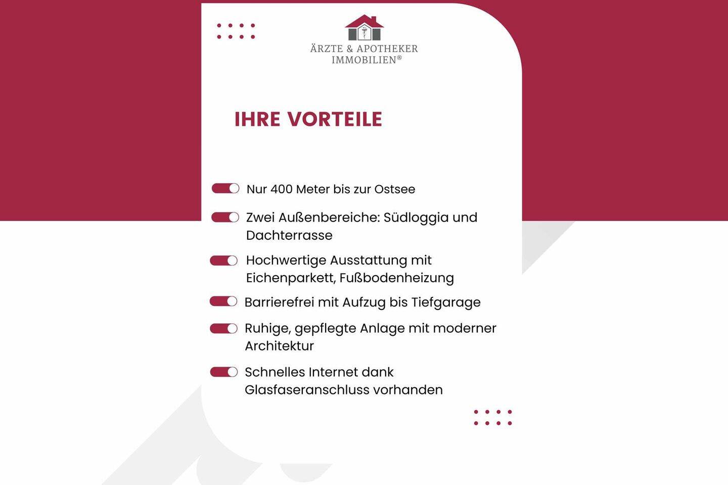 Exklusive Maisonette mit Dachterrasse und Loggia in Strandnähe zur Ostsee – Lübeck – Vorschaubild 2