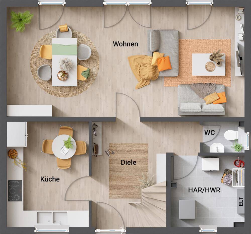 Mit Grundstück: Energiesparend, behaglich, geborgen & individuell leben im Town & Country Eigenheim in Salzgitter Lebenstedt – Salzgitter – Vorschaubild 7