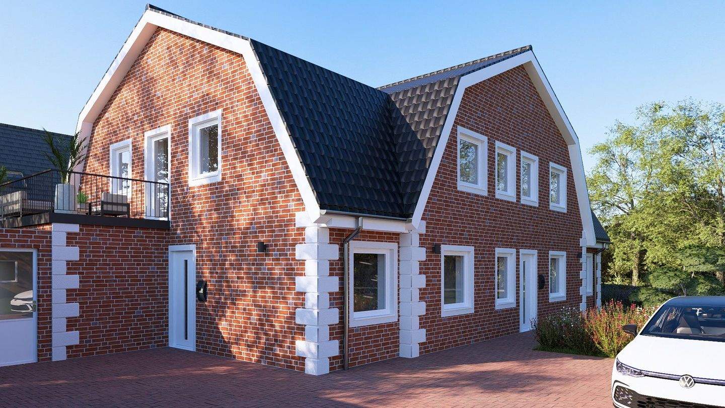 Neubau: 2-Zimmer-Wohnung mit Balkon auf rückliegendem Grundstück am Flötenteich – Oldenburg – Vorschaubild 2