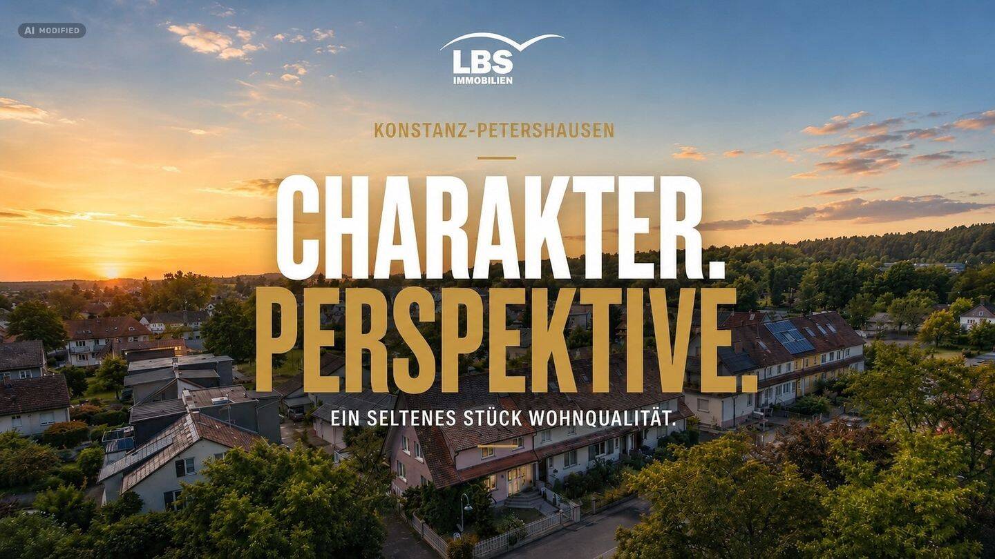 CHARAKTER. PERSPEKTIVE. Ein seltenes Stück Wohnqualität.
