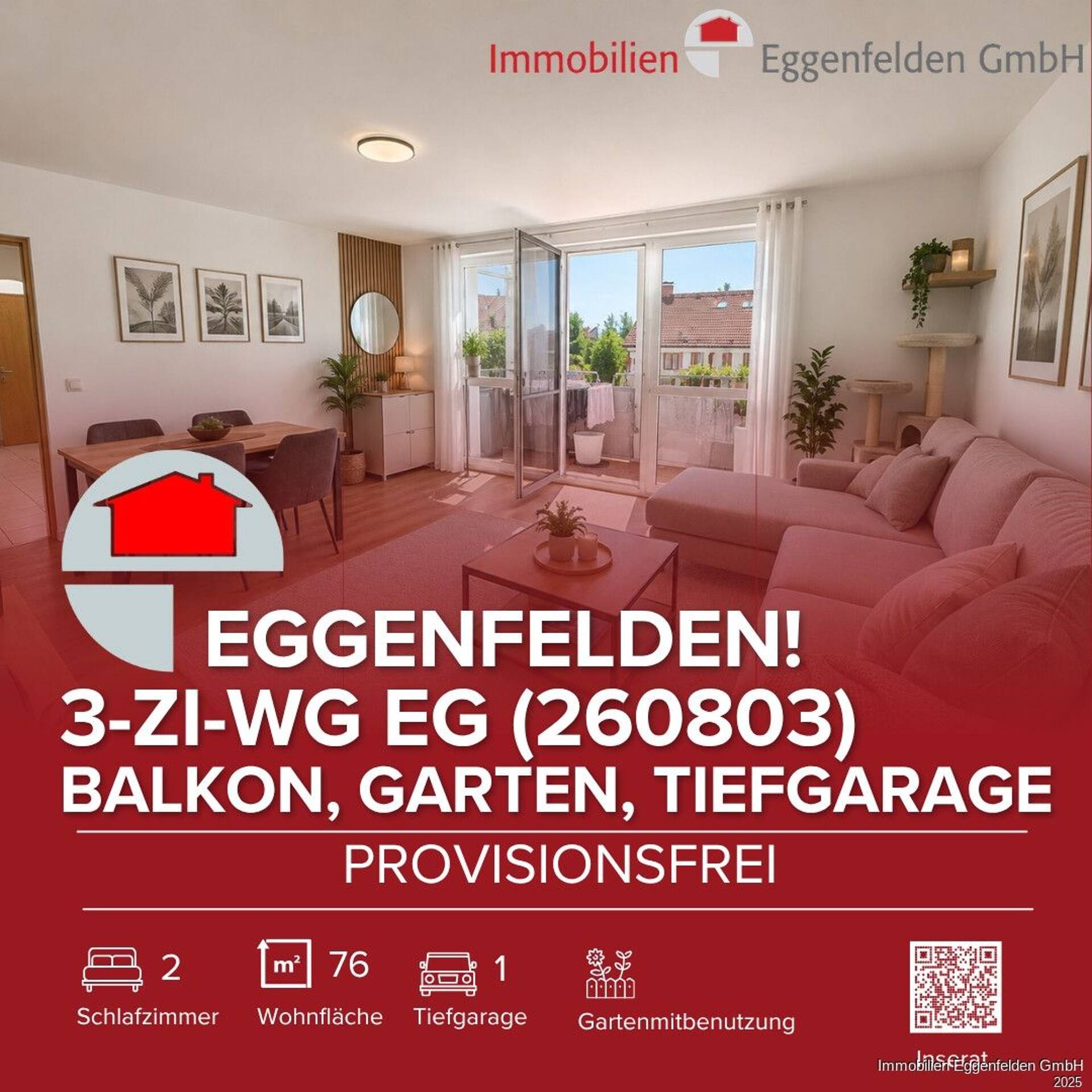 Erdgeschosswohnung in 84307 Eggenfelden mit 76 m² kaufen