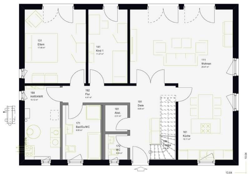 Mit Platz für die ganze Familie! Das LifeStyle 20.01S von massa Haus – Nastätten – Vorschaubild 7