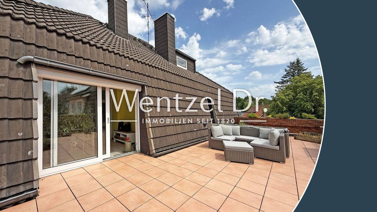 Großzügige Maisonettewohnung mit ca. 120 m² Wohnfläche, große Dachterrasse und Einzelgarage - Wentzel Dr. – 22159 Hamburg – Bild 1 von 9