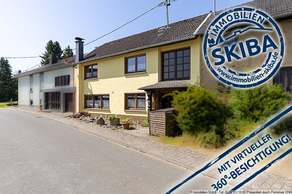 Wohnhaus mit Doppelgarage und Garten im ruhig gelegenen Pomster, Nähe Nürburgring