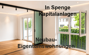 In Spenge: Neubau-ETW als KAP-Anlage. 5% degr. AfA plus KfW-296. Übergabe ab September.