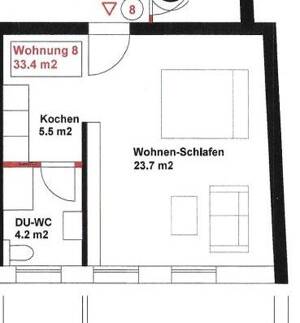 Hagen! Zentrales 1-Zimmer-Apartment WE08 – 58095 Hagen – Vorschaubild 4