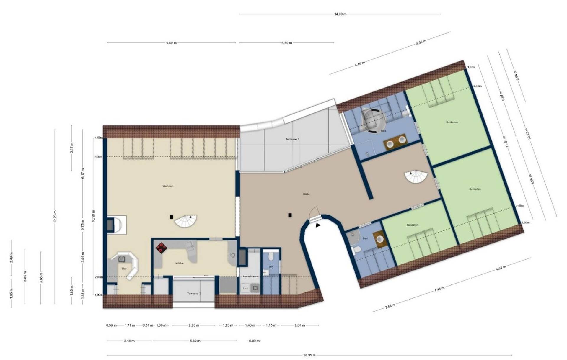 Terrassenwohnung in 50969 Köln mit 279,8 m² kaufen