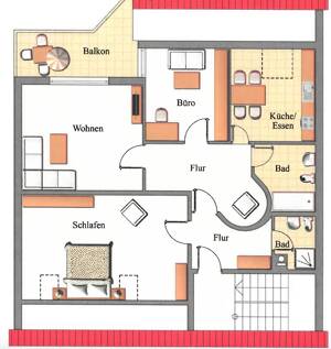 3-Zimmer-Dachgeschosswohnung – 89233 Neu-Ulm – Vorschaubild 7