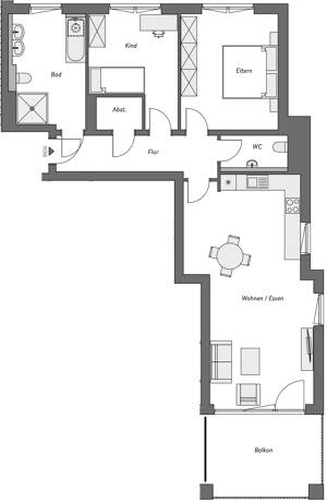 Dahler Höhe 20 -VERKAUFT- Wohneinheit 4 – 45239 Essen – Vorschaubild 7