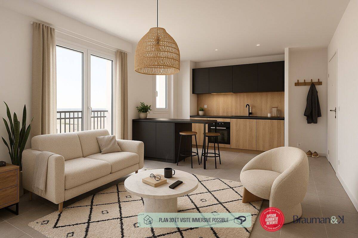 Appartement 2 pièces 42 m² · à Villiers-sur-Marne · 42 m² · 245 600 €