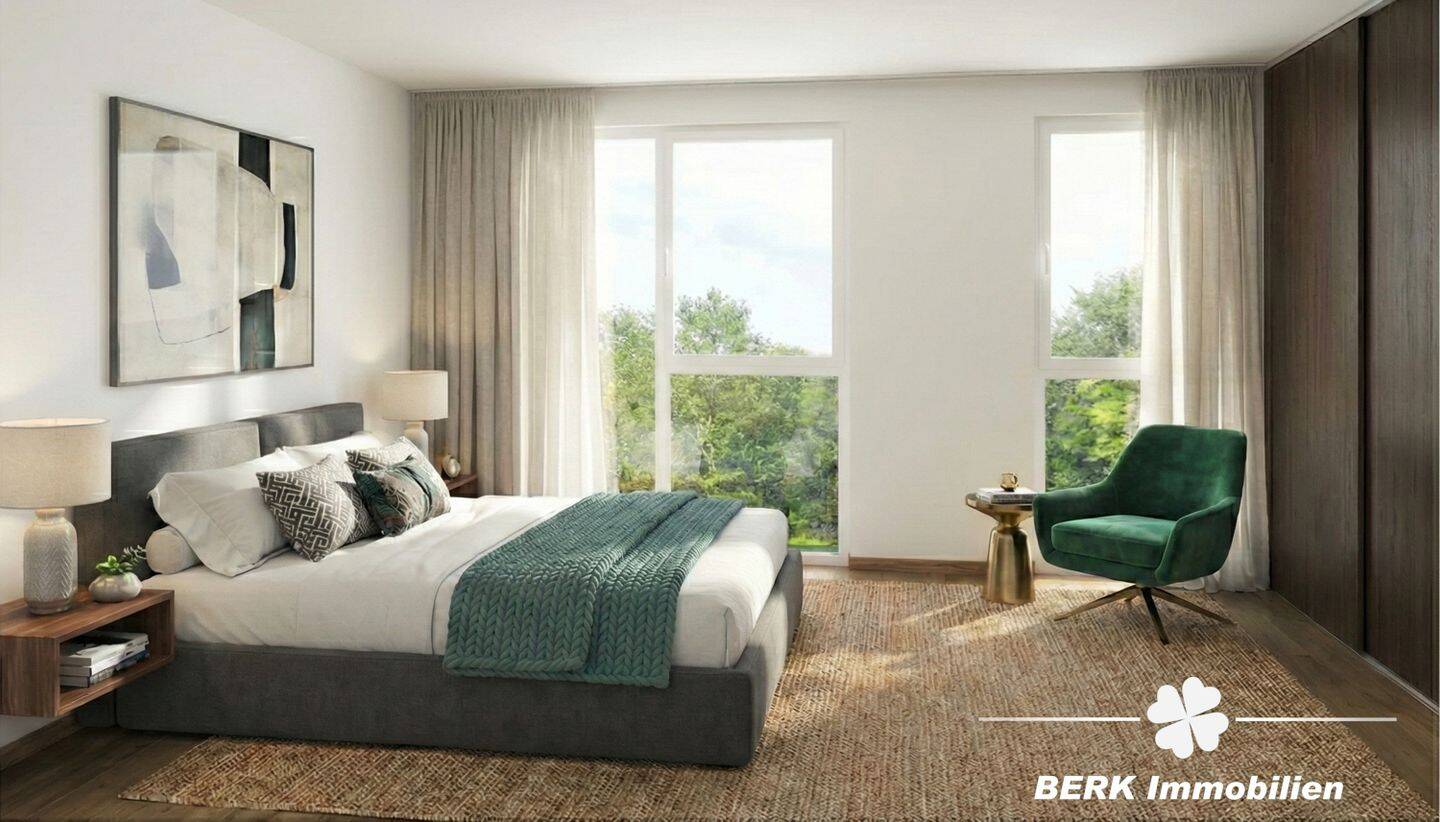 BERK Immobilien - Neubau-Doppelhaushälfte in Sailauf. Modern, hell & mit KfW40-Standard (förderfähig) – Sailauf – Vorschaubild 9
