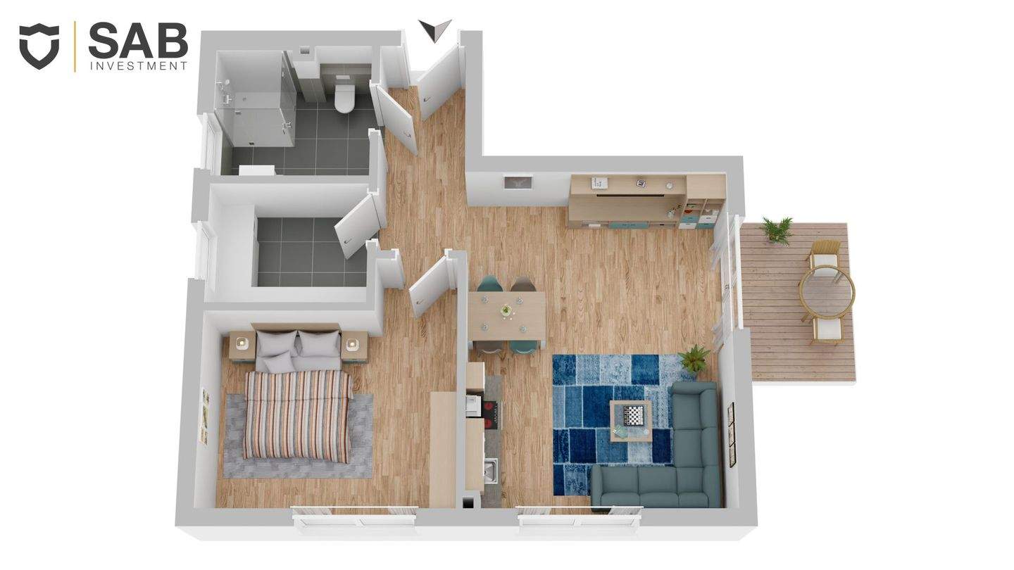 Oldenburg-Ofenerdiek - Exklusive Wohneinheit im KfW-40 QNG Effizienzhaus – Oldenburg – Vorschaubild 2
