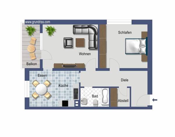 Etagenwohnung in 51103 Köln mit 73 m² kaufen