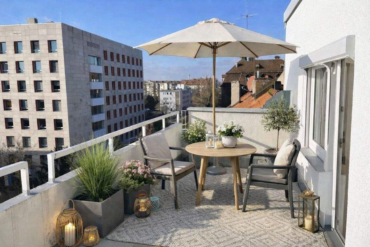 *RESERVIERT* Wohnen über den Dächern Nürnbergs - Studio mit sonniger Süd-Dachterrasse