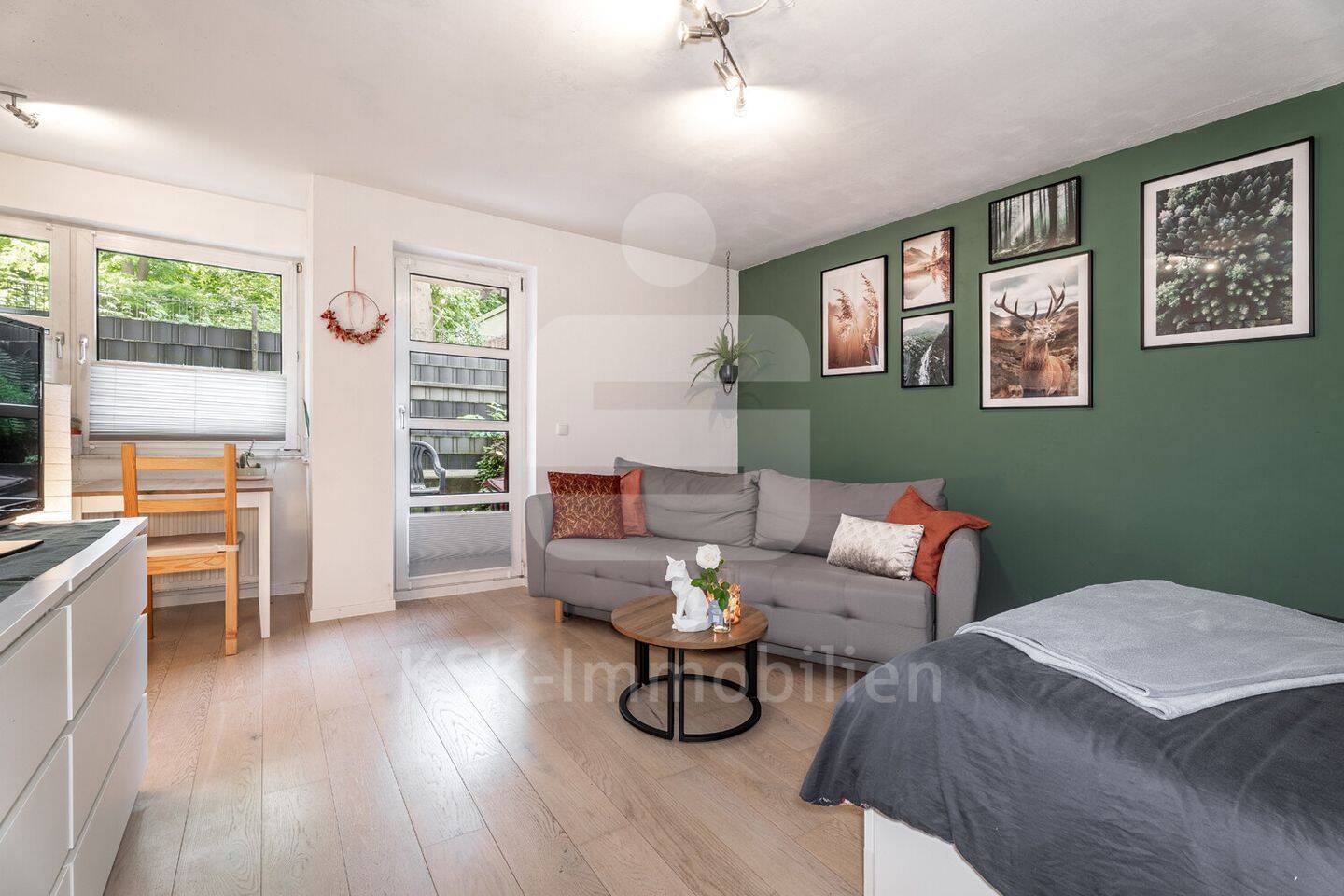 Charmante 1-Zimmer-Erdgeschosswohnung mit Terrasse und Stellplatz – Brühl – Vorschaubild 2
