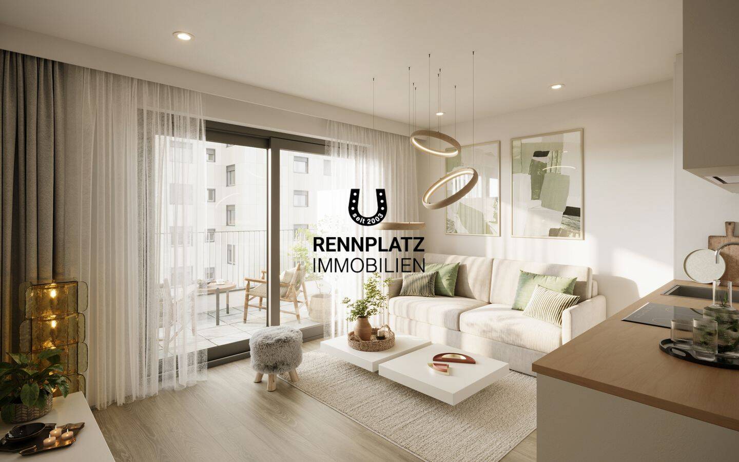 WE0-4 | Stilvolle 2-Zimmer-Wohnung mit Privatgarten in KfW-40-QNG-PLUS Bauweise in Regensburg-West. – Regensburg – Vorschaubild 4