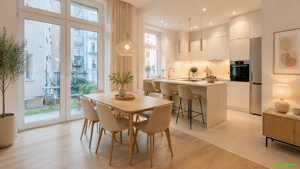 Möbliertes Loft im Prenzlauer Berg – EG-Wohnung am Helmholtzplatz, rollstuhlfreundlich – 10437 Berlin – Vorschaubild 2