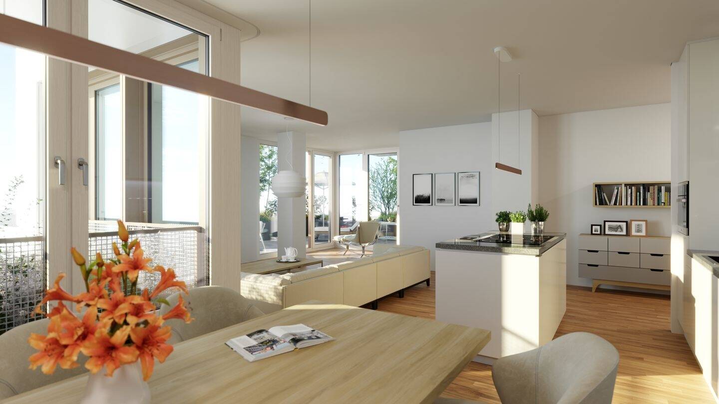 Neubau: Sonnige und geräumige 2-Zimmer-Wohnung