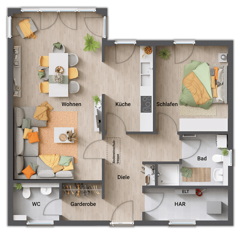 Der Bungalow für die kleine Familie - Übersichtlich und variabel – Neulingen – Vorschaubild 8