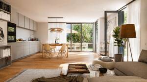 Neubau- KFW 40 QNG: 3 Zimmer Erdgeschosswohnung in ruhiger Lage von München-Laim – 80686 München – Vorschaubild 4