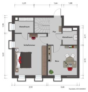 Attraktive 4-Raum-Wohnung auf zwei Wohnebenen mit Terrasse und Tiefgarage in Billstedt - Wentzel Dr. – 22117 Hamburg – Vorschaubild 3