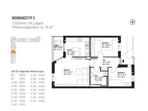 Familienwohnung | Loggia | Bad mit großer Dusche | Küche m. Essplatz | Smart-Home | Aufzug – 99091 Erfurt – Vorschaubild 4