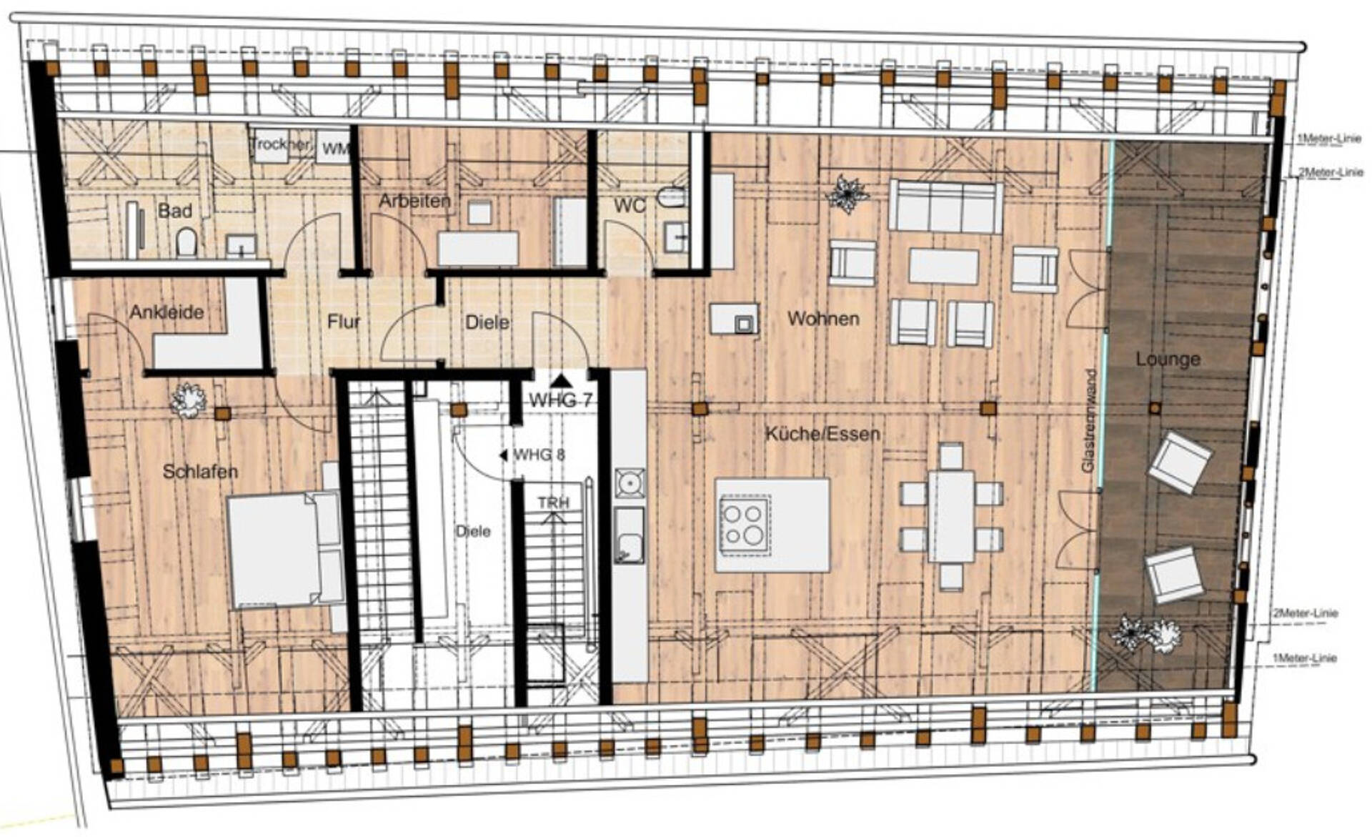 Dachgeschosswohnung in 86720 Nördlingen mit 154,9 m² kaufen