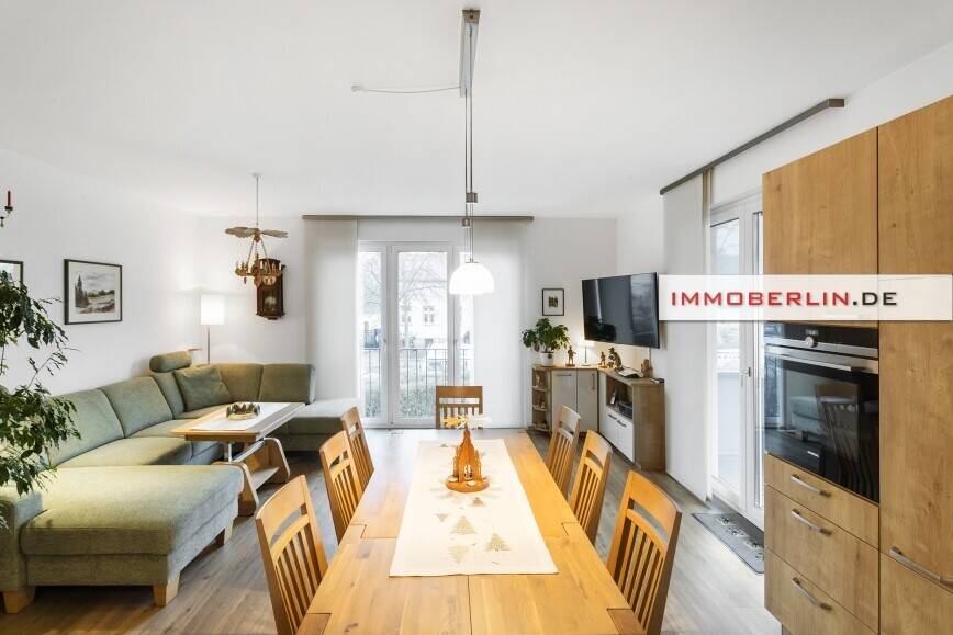 IMMOBERLIN.DE - Familienfreundliche Wohnung mit Südwestbalkon nahe Weißensee – Berlin – Bild 1 von 9