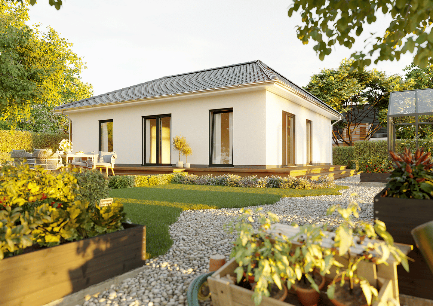 Bungalow 92, massiv gebaut, Preis inkl. Grundstück – Bennhausen – Bild 1 von 9