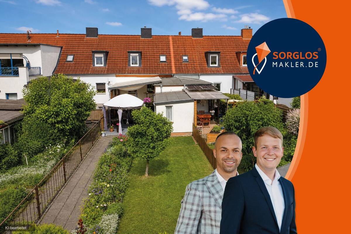 Komfortables Reihenmittelhaus mit separatem Gartengrundstück und Garage in Magdeburg-Salbke – 39122 Magdeburg – Bild 1 von 9
