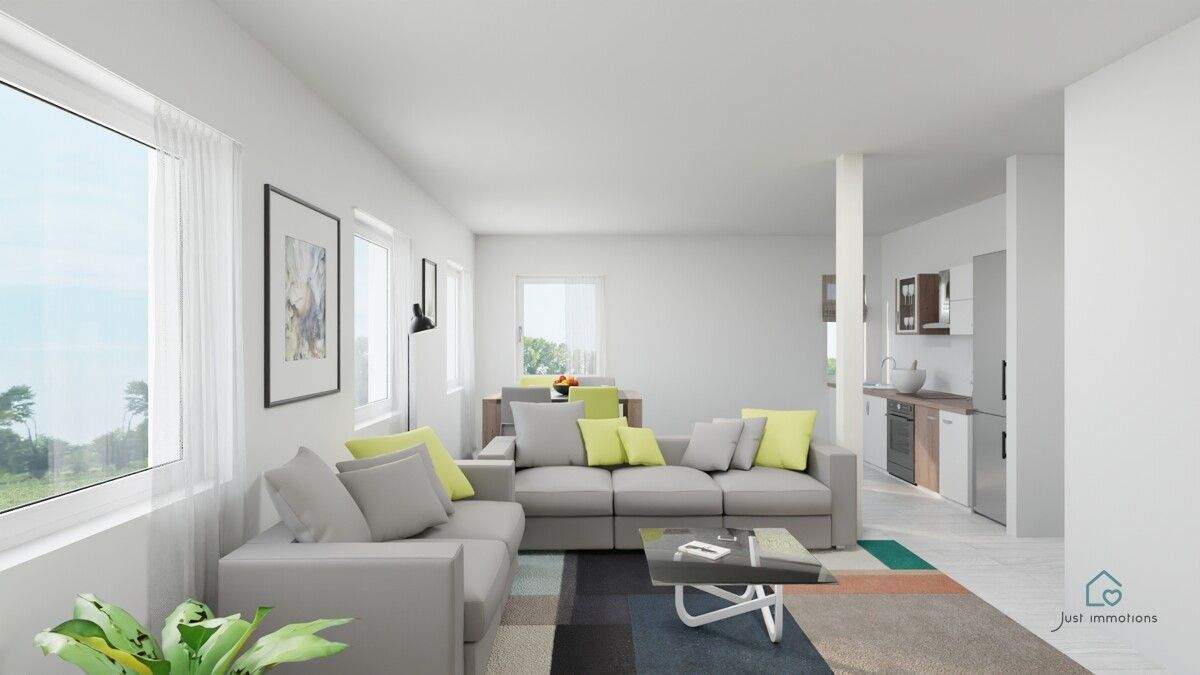Just Immotions | Attraktive 3-Zimmer-Wohnung mit moderner Ausstattung und klarer Raumstruktur! – Augsburg – Vorschaubild 3