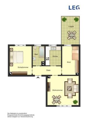 3-Zimmer-Wohnung in Aachen Burtscheid – 52066 Aachen – Vorschaubild 2