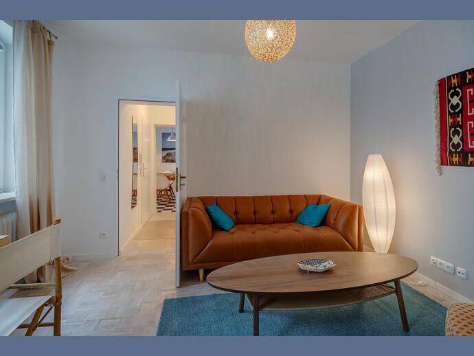 Möbliert: Schöne 2-Zimmer Wohnung im Rückgebäude gelegen – München – Vorschaubild 3