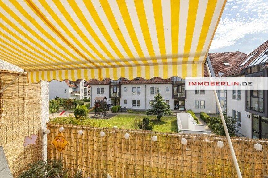 IMMOBERLIN.DE - Kapitalanlage! Sympathische Wohnung mit Südloggia & Tiefgaragenstellplatz