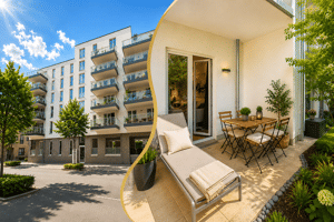 Attraktive Terrassenwohnung: Urbanes Wohnen am Stadtteil-Park in Altonas neuer Mitte – 22765 Hamburg – Vorschaubild 2
