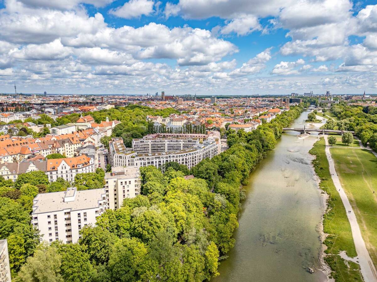 Mit Isar- und Bergblick: Absolute Rarität in unwiederbringlicher Lage – 80469 München – Bild 1 von 9