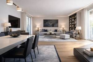 Exklusive 5 Zimmer Dachterrassen-Wohnung in attraktiver Lage in Bogenhausen mit Ost- und West- Terrasse – 81925 München – Vorschaubild 1