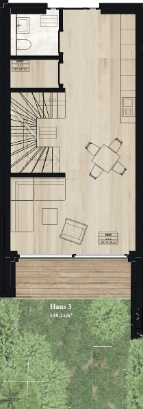 Modernes Reihenmittelhaus in Löschenrod zu vermieten – Eichenzell – Vorschaubild 3