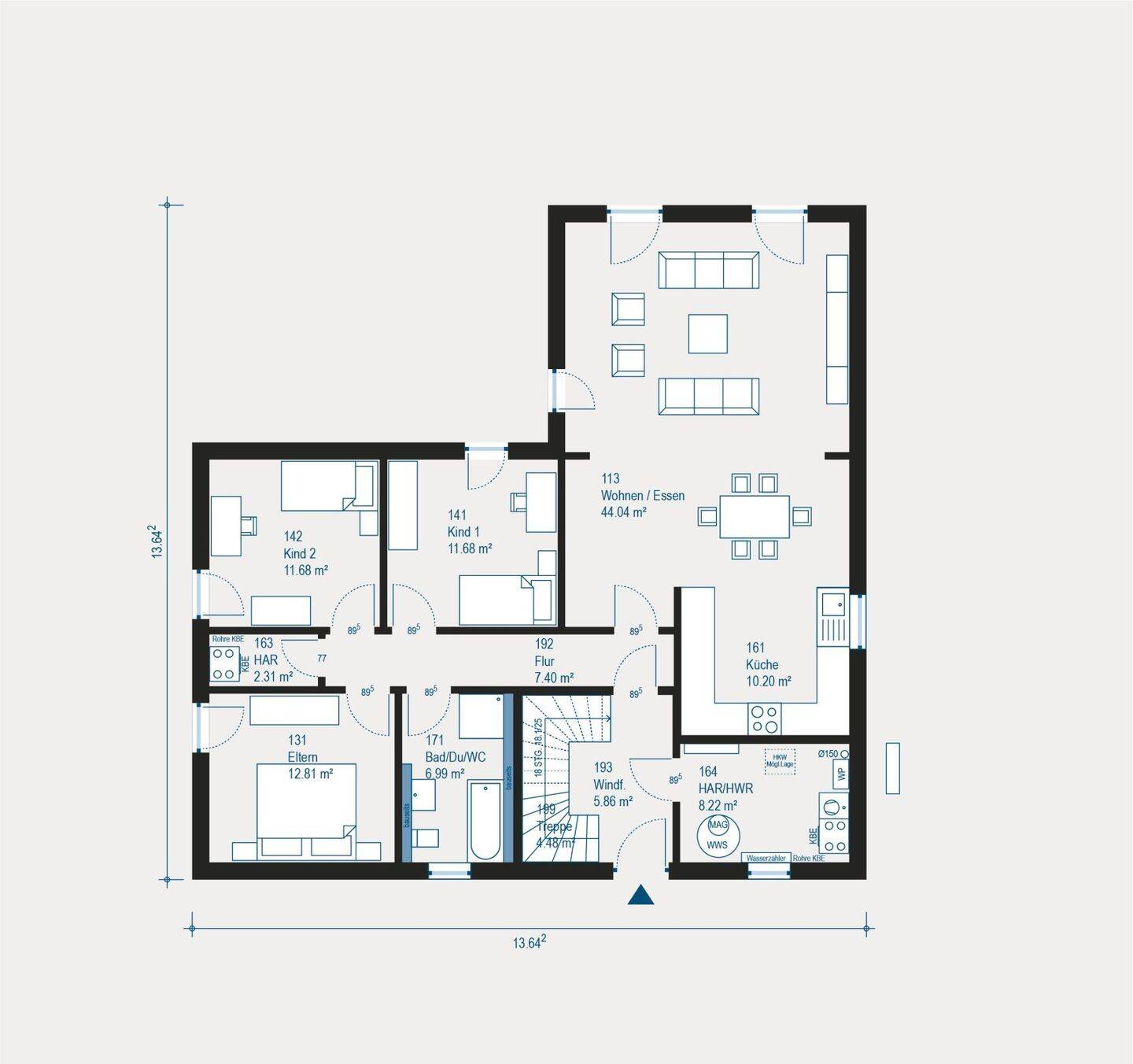 Flexibles Mehrfamilienhaus - Individuell projektiert nach Ihren Wünschen in Karlsruhe – Karlsruhe – Vorschaubild 8