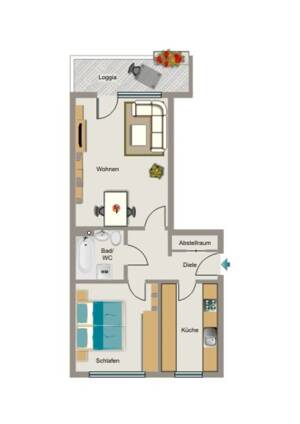 VIVAWEST modernisiert Ihre neue Wohnung. – 47178 Duisburg – Vorschaubild 2