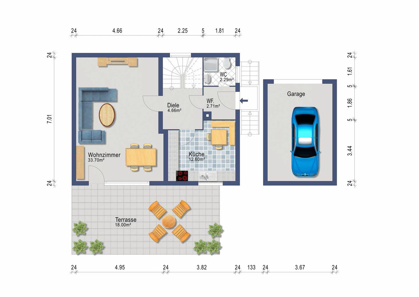 Familienidyll in Berlin-Rudow - Doppelhaushälfte mit Garten und Terrasse – Berlin – Vorschaubild 8