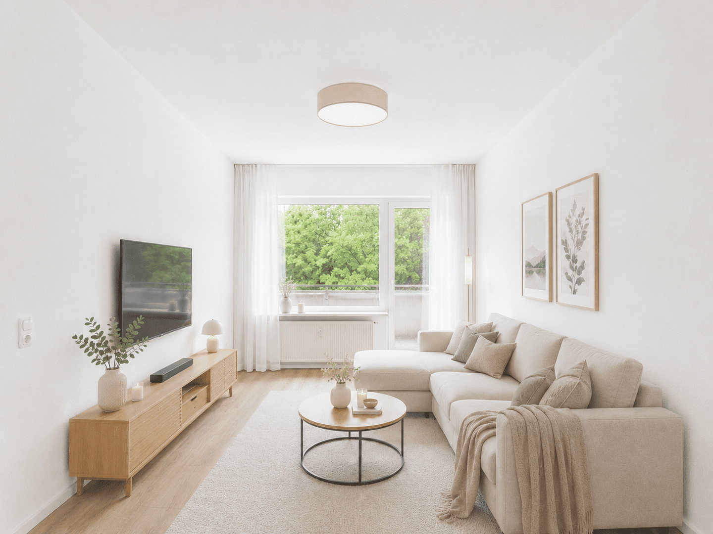 Gepflegte 2-Zimmer-Wohnung mit Balkon und Blick ins Grüne in Burgdorf – Burgdorf – Vorschaubild 2